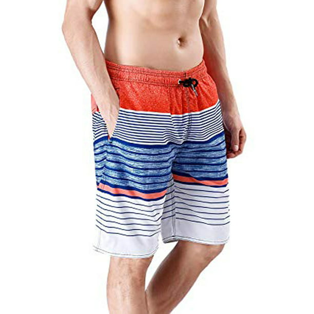 Reality And Ideals Proud Navy Dad Mens Swim Trunks Board Shorts 